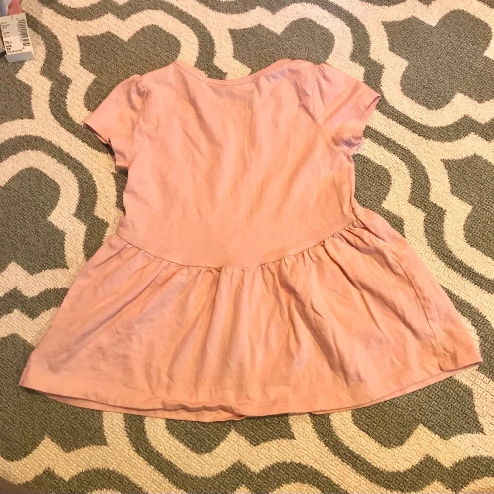 GAP Light Pink Girls' Short Sleeve Tank-Style Dress